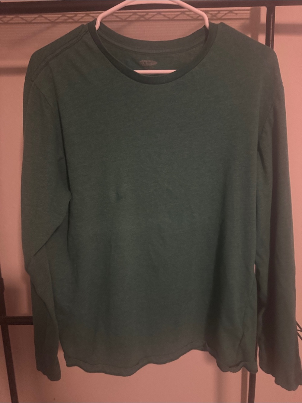 Old Navy Men's Green Crewneck Sweater